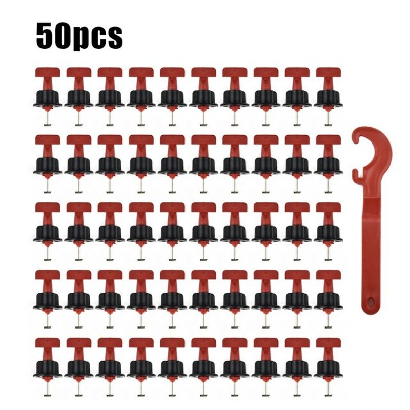 50pcs Ceramic Tile Positioning Leveler Device T Type Non-cha