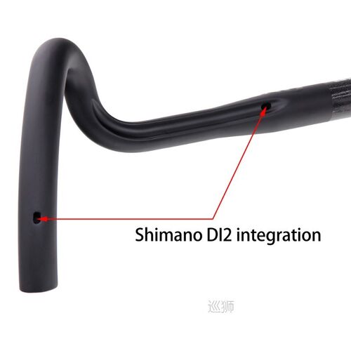 Carbon Gravel handlebar Big Flare Bar Cyclocross Road Bike h