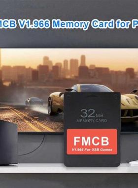 FMCB V1.966 Memory Card for PS2 PS1 Console 8MB 16MB 32MB 64