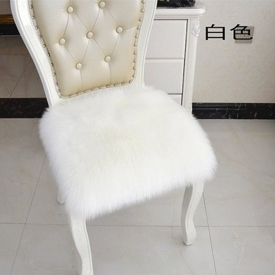 Hot Sale Faux Sheepskin Chair Cover 3 Colors Warm Hairy Wool