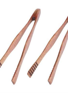 Tongs Wooden Serving Tong Toaster Bread Kitchen Cooking