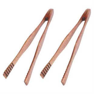 Tongs Wooden Serving Tong Toaster Bread Kitchen Cooking