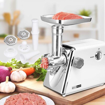 220V 2800W Electric Meat Grinders Stainless Steel Duty Sausa