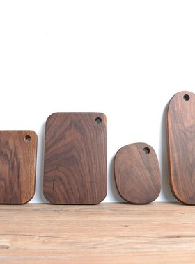 Japanese black walnut  breadboard solid wood rootstock board