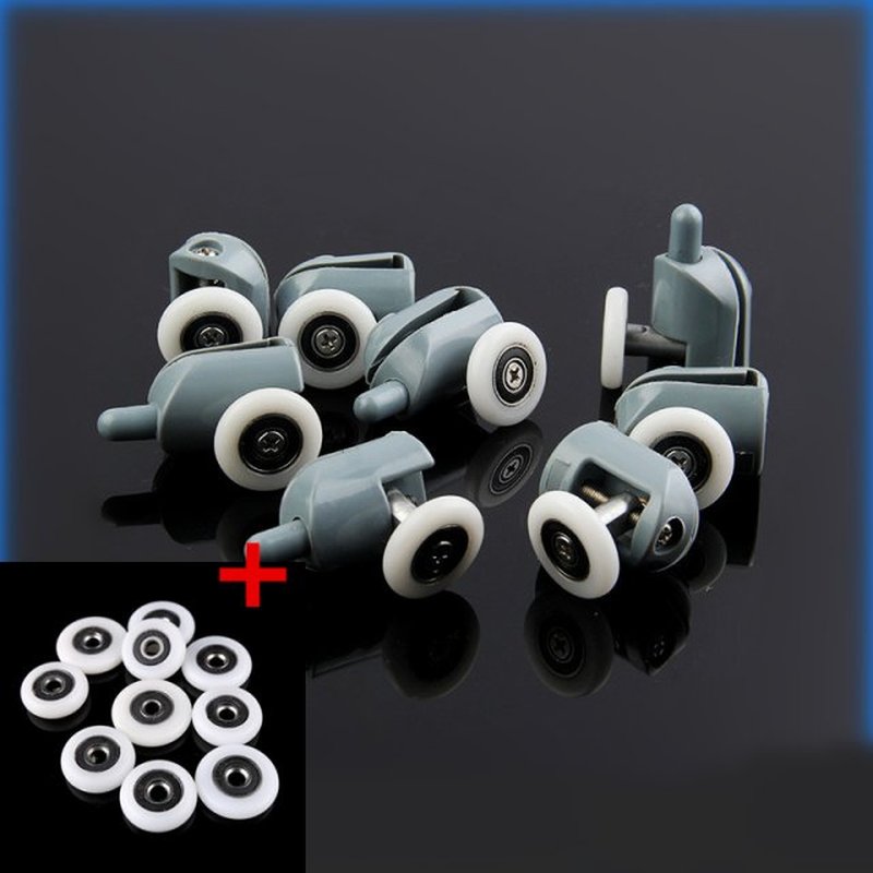 8pcs Diameter19/20/23/25/27mm Shower Door Rollers/Runners/Wh