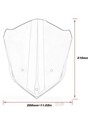 F800R Windshield Windscreen For BMW F800 R F800R 2015 - 2017