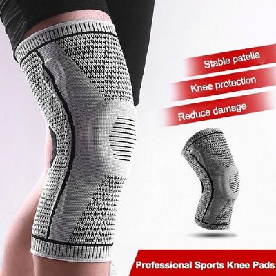 Summer Silicone Full Knee Guard Pad Brace Strap Breathable