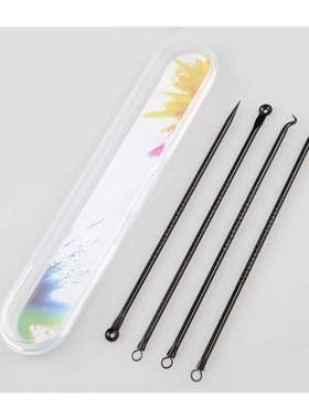 4pcs/set Stainless Steel Blackhead Comedone Acne Corrector R