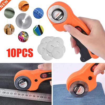 NEW 45mm Rotary Cutter   10 x Blades Quilters Quilting Sewin