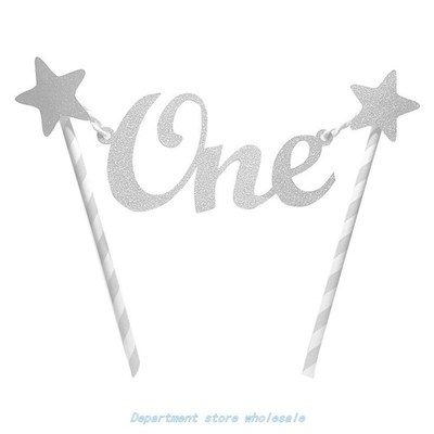 1st Happy Birthday Cake Topper Bunting Banner Cute Unique Gl