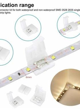 8mm 2Pin Connector Cable Accessories Kit 54PCS Fo2835 3528 8