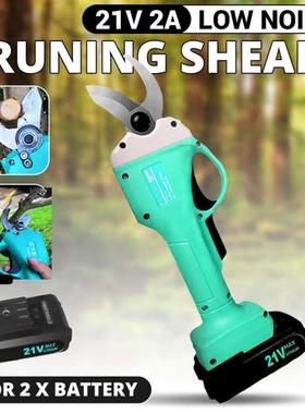 21V Cordless Pruner Lithium-ion Pruning Shear Efficient Frui