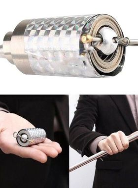 Silver Cudgel Metal Magic Tricks Toys For Professional