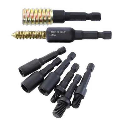 6Pcs Cr-Mo Self-Tapping Socket apter Set 适用于 6mm/8mm/10