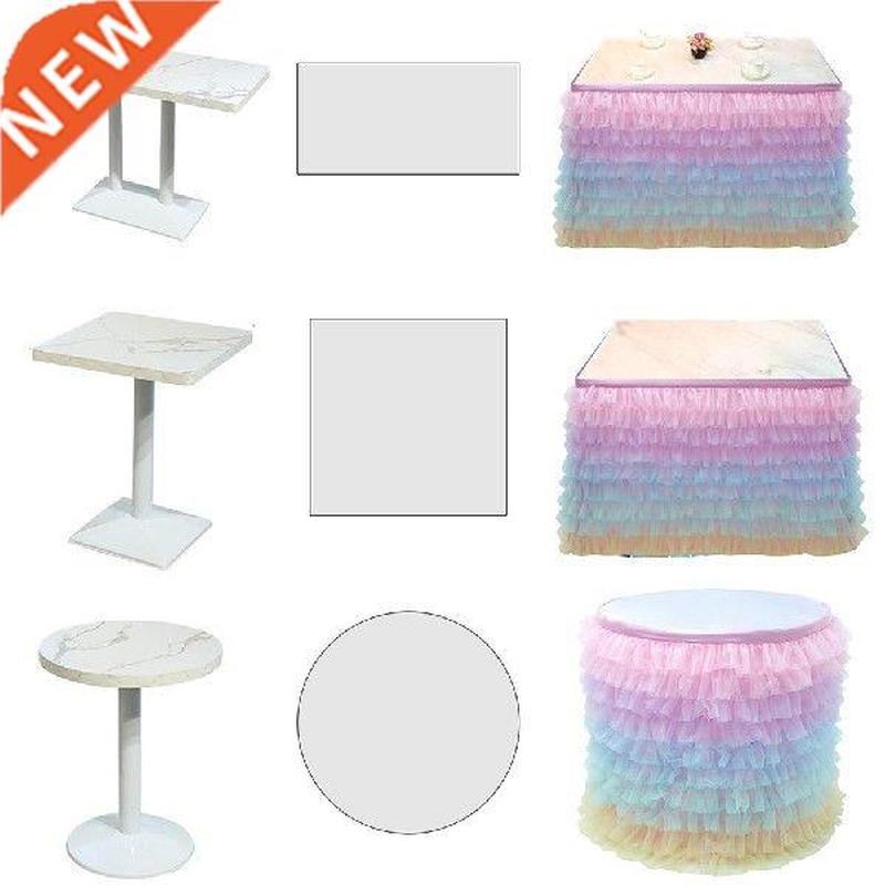 Multi-Color Wedding Party Tulle Tutu Table Skirt Tableware