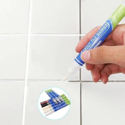 Color Waterproof Tile Gap Repair Pen White Tile Refill Grout