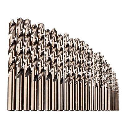 13/19/25pcs 1-10mm Titanium Coated Drill Bit HSS Twist Drill