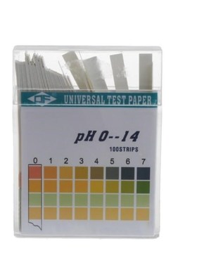 100 Strips 0-14 PH Alkaline Acid Indicator Paper Water Saliv