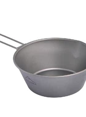 WIDESEA Camping Titanium Bowl Tableware Cookware Foldable