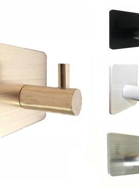 2PC Bathroom Accessories Wall Hooks Stainless Steel 3M er Ad