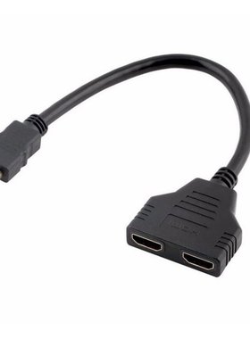 1PC HDMI-compatible 2 Port Splitter 1080P HDMI-compatible Ma