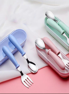 Baby Gadgets Tableware Set Children Utensil Stainless Steel