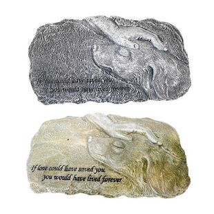 Memorial Plaque Dog Headstone Weather Resistant Indoor