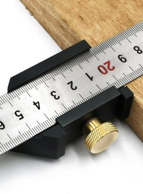 Carpentry DIY Woodworking Angle Scriber Steel Ruler Position
