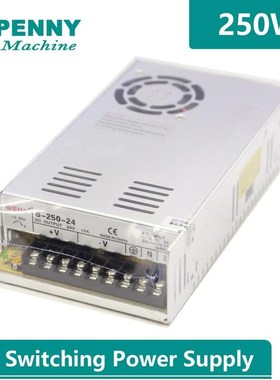 Free Shipping ! 250W DC 24V Switching Power supply 110V / 2