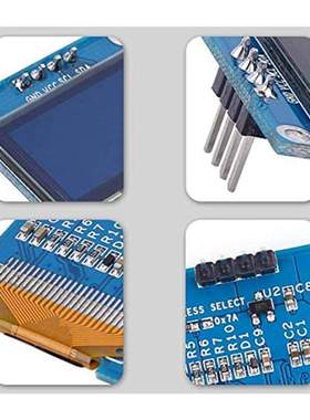 5PCS 0.96 Inch 4-Pin I2C IIC Communication 128X64 OLED Displ