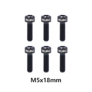 M5x20mm Titanium with 6PCS Bolt M5x18mm Screws RISK Stem