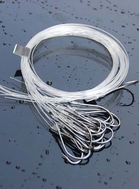 28pcs High Carbon Steel Fishhook with Fishing Line Barbed Fi