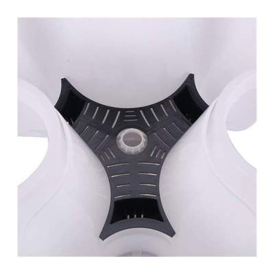 2X Stackable Three Pedal Pot Basket Container, White Qty: 1P