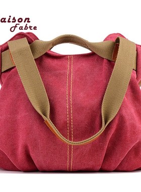 Women's Canvas Handbags High Quality Female Hobos Single