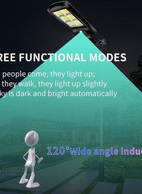 Solar Light Street LED Floodlight Powered Sunlight Waterproo