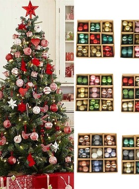 54PCS Assorted Color Christmas Balls Christmas Tree Ornament