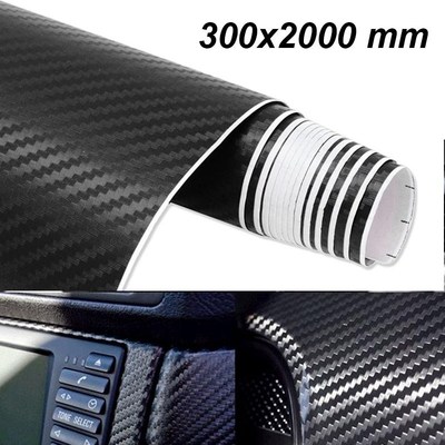 300mmx2000mm 3D Carbon Fiber Vinyl Film Car Sticker Waterpro