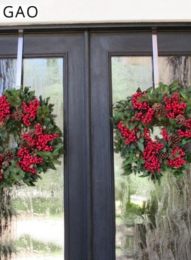 1pc Floral Wreath Hanger Over The Door Large Wreath Metal Ho