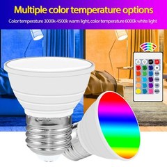 GU10 LED Lamp Color Spotlight Indoor Neon Sign Light Bulb RG
