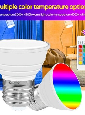 GU10 LED Lamp Color Spotlight Indoor Neon Sign Light Bulb RG