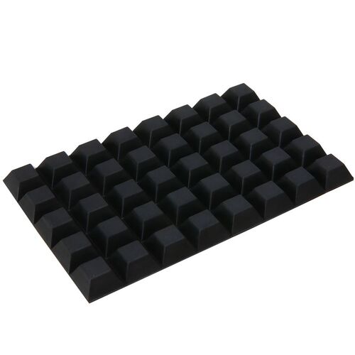 40pcs Black Self Adhesive Rubber Polyurethane Bumper Stop No