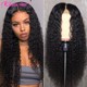 Curly 4x4 Brazilian for Hair Lace Wig Women Human Kinky Wigs