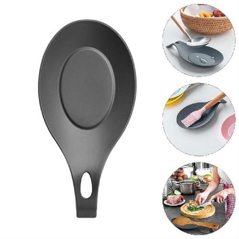 Rest Spoon Holder Ladle Utensil Stand Kitchenware Rack Fork