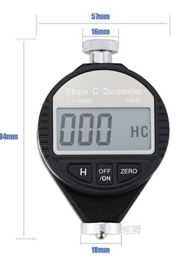 HA/HC/HD Hardness Tester Tire Plastic Rubber Test Tool Digit