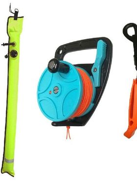 1M Inflatable SMB Surface Signal Marker Buoy Visibility