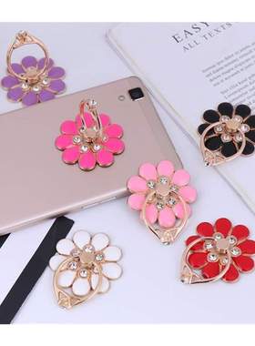 Reusable Mobile Phone Holder Flower Finger Ring Smartphone C