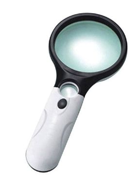 Handheld Lighted Magnifying Glasses 3x 45x Illuminated LED
