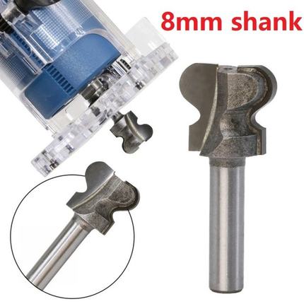 Professional Grade Arc Nail Drawer Pull Router Bit Door Hand