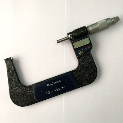 Brand 0.001mm Electronic Digital Micrometer 100-125mm Outsid