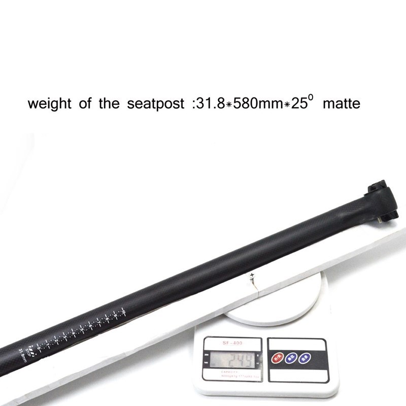 3K Full Carbon Fiber Folding Bicycle Seatpost 31.8 33.9 34.9